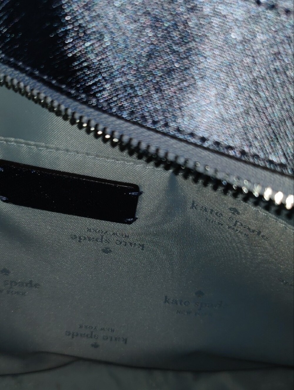 Kate Spade Lilac‑Silver Tote with Yellow Floral Appliqué • Chic & Rare - Picture 13 of 16